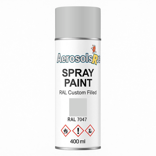 RAL 7047- 400ml Aerosol Spray Paint Any Finish