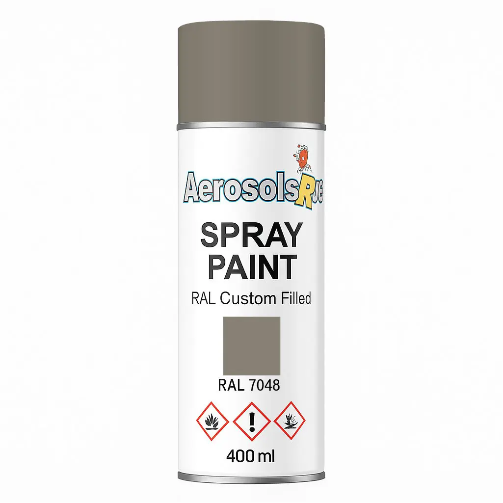 RAL 7048- 400ml Aerosol Spray Paint Any Finish Aerosols R us