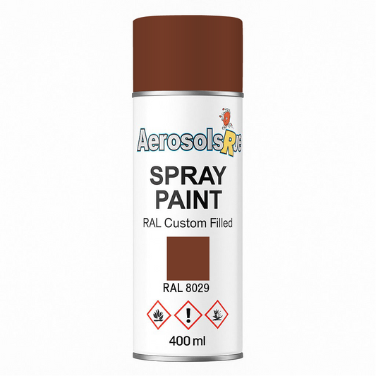 RAL 8029- 400ml Aerosol Spray Paint Any Finish