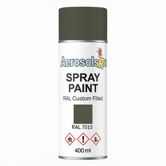 RAL 7013- 400ml Aerosol Spray Paint Any Finish