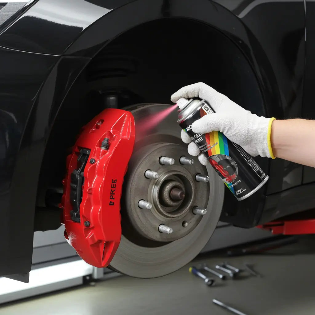 Brake Caliper / Drum Red 400ml Motip