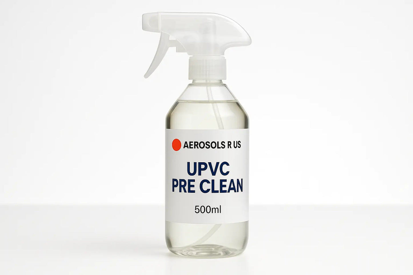 Aerosols R Us UPVC Pre Clean in a Trigger Spray Bottle 500Ml