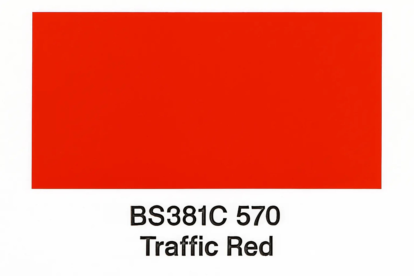 Create a colour Swatch BS381C 570 Traffic red