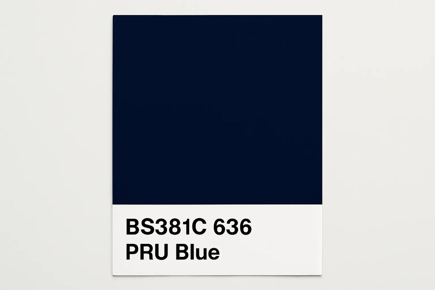 Create a colour Swatch BS381C 636 PRU blue