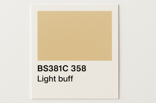 Create a colour Swatch Card BS381C 358 Light buff