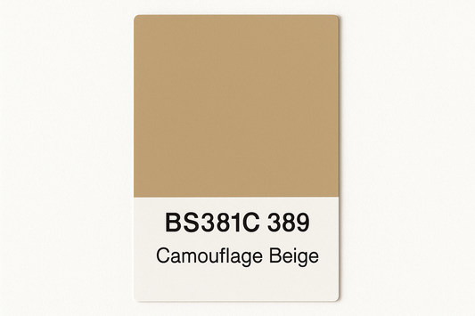 Create a colour Swatch Card BS381C 389 Camouflage beige