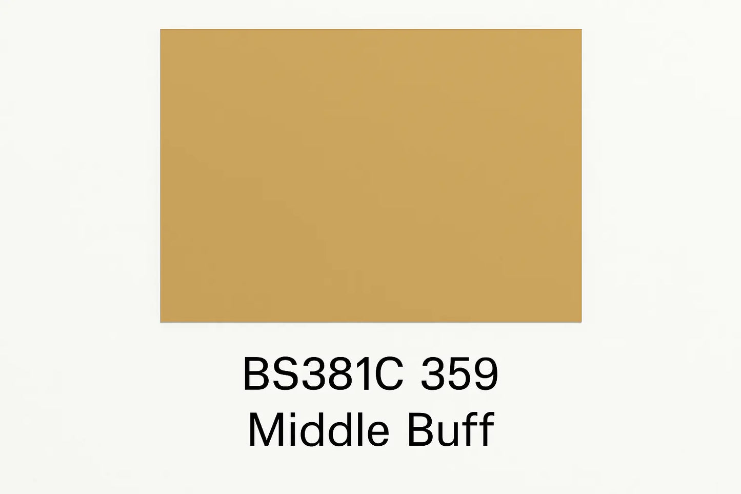 cREATE cOLOUR sWATCH bs381C 359 Middle buff