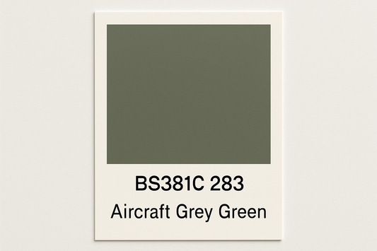 Create Colour Swatch Card BS381C 283 Aircraft grey green