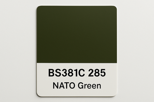Create Colour Swatch Card BS381C 285 NATO green