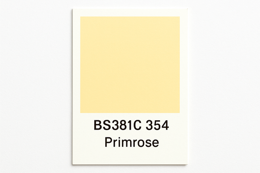 Create Colour Swatch Card BS381C 354 Primrose