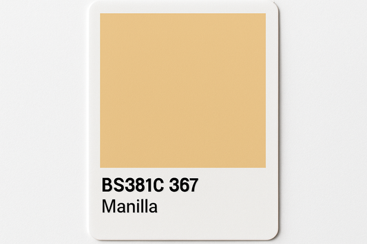 Create Colour Swatch Card BS381C 367 Manilla