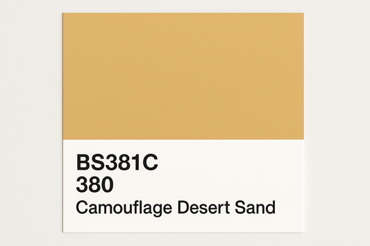 Create Colour Swatch Card BS381C 380 Camouflage desert sand