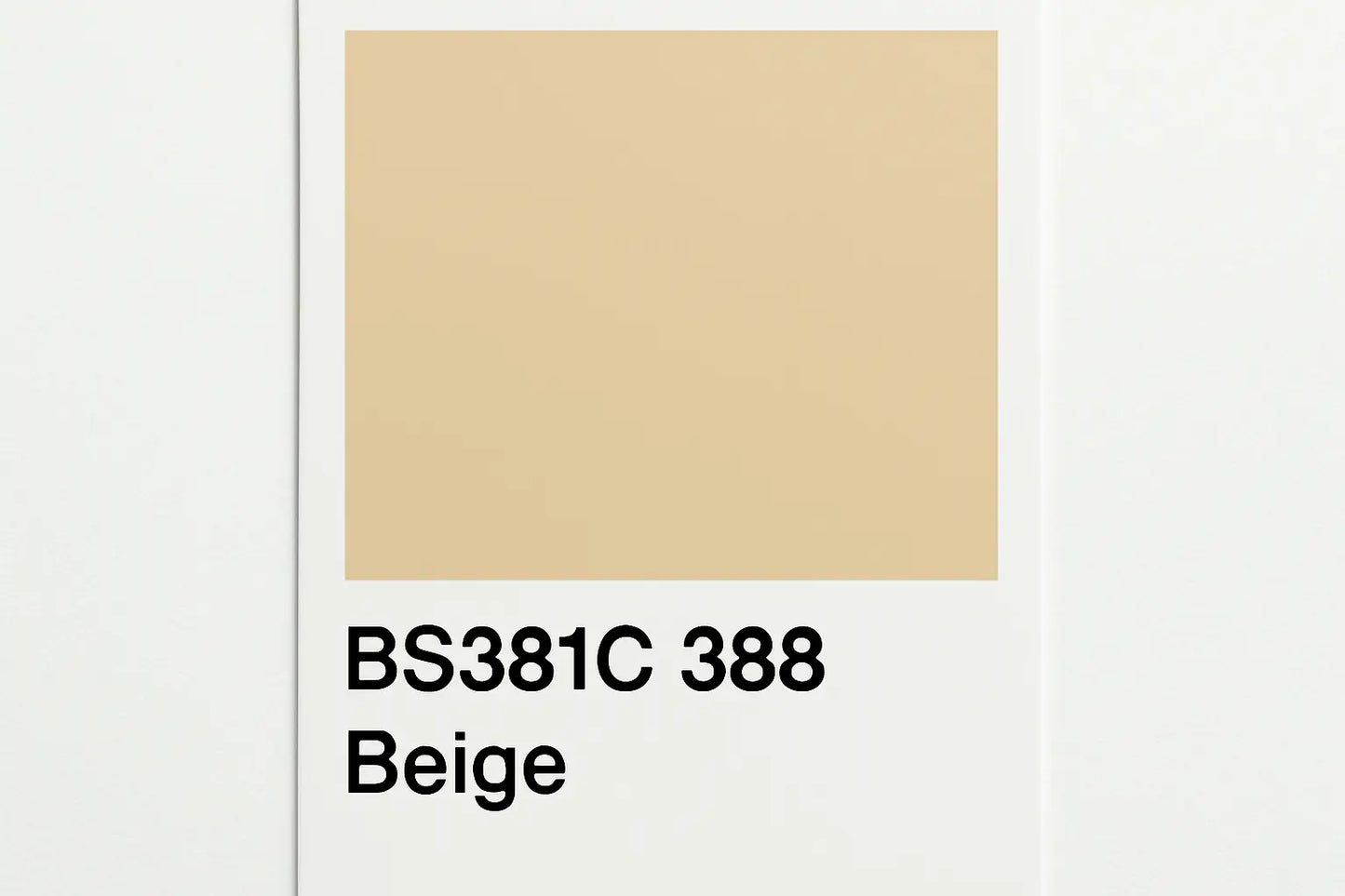 Create Colour Swatch Card BS381C 388 Beige