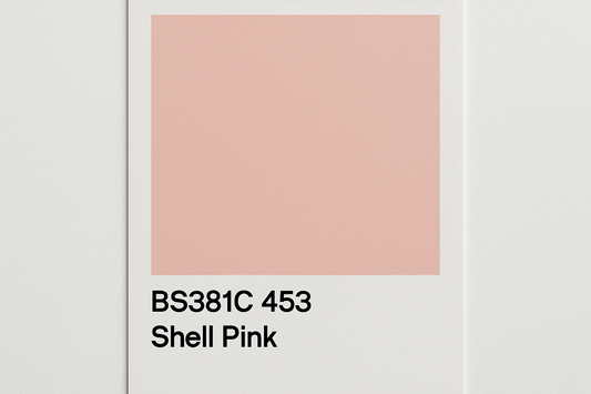 Create Colour Swatch Card BS381C 453 Shell pink