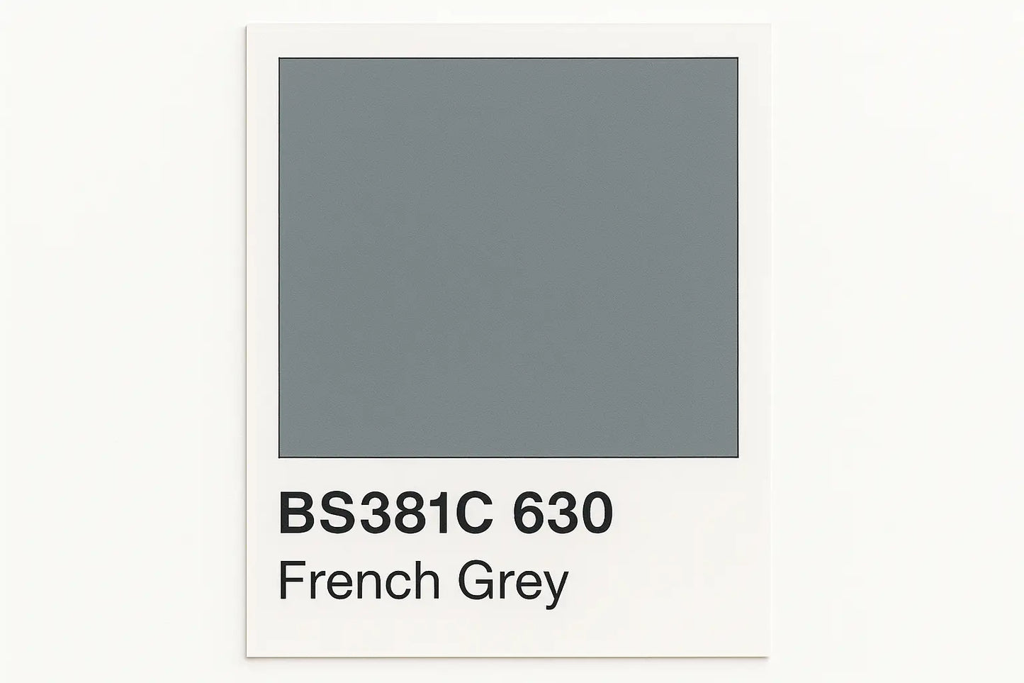 Create Colour Swatch Card BS381C 630 French grey