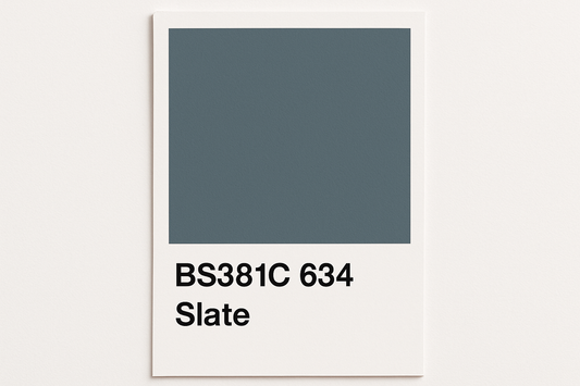 Create Colour Swatch Card BS381C 634 Slate