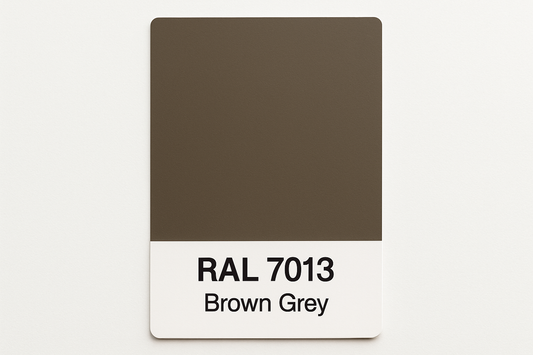 create Colour Swatch Card RAL 7013
