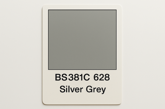 Create Colourv Swatch Card BS381C 628 Silver grey