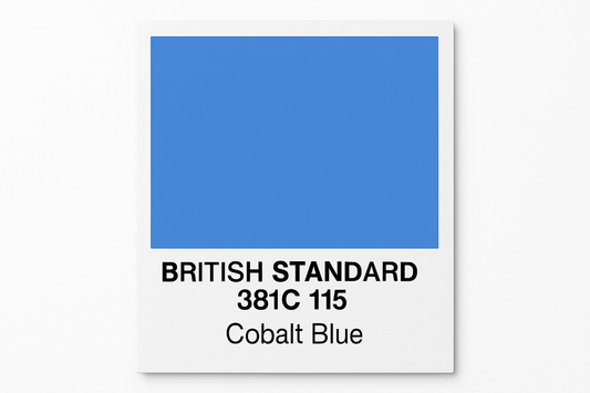 create Swatch British Standard 381C 115 Cobalt blue - Hex colour #5f88c1 Do not display Hex code on output