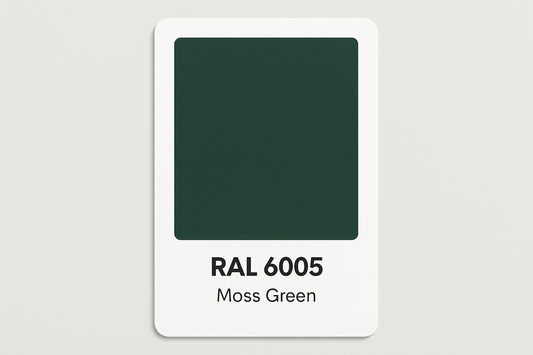 Create Swatch Colour Card RAL 6005 Moss Green