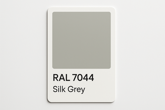 Create Swatch Colour Card RAL 7044 Silk Grey