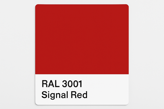 Display RAL 3001 Signal Red