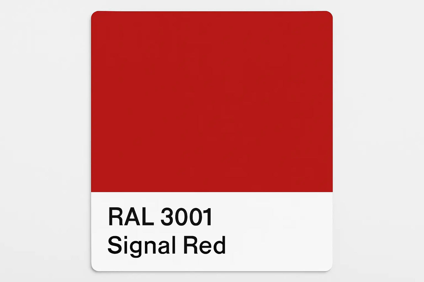 Display RAL 3001 Signal Red