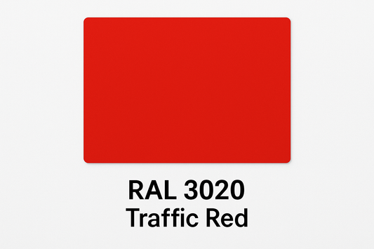 Display RAL 3020 Traffic Red