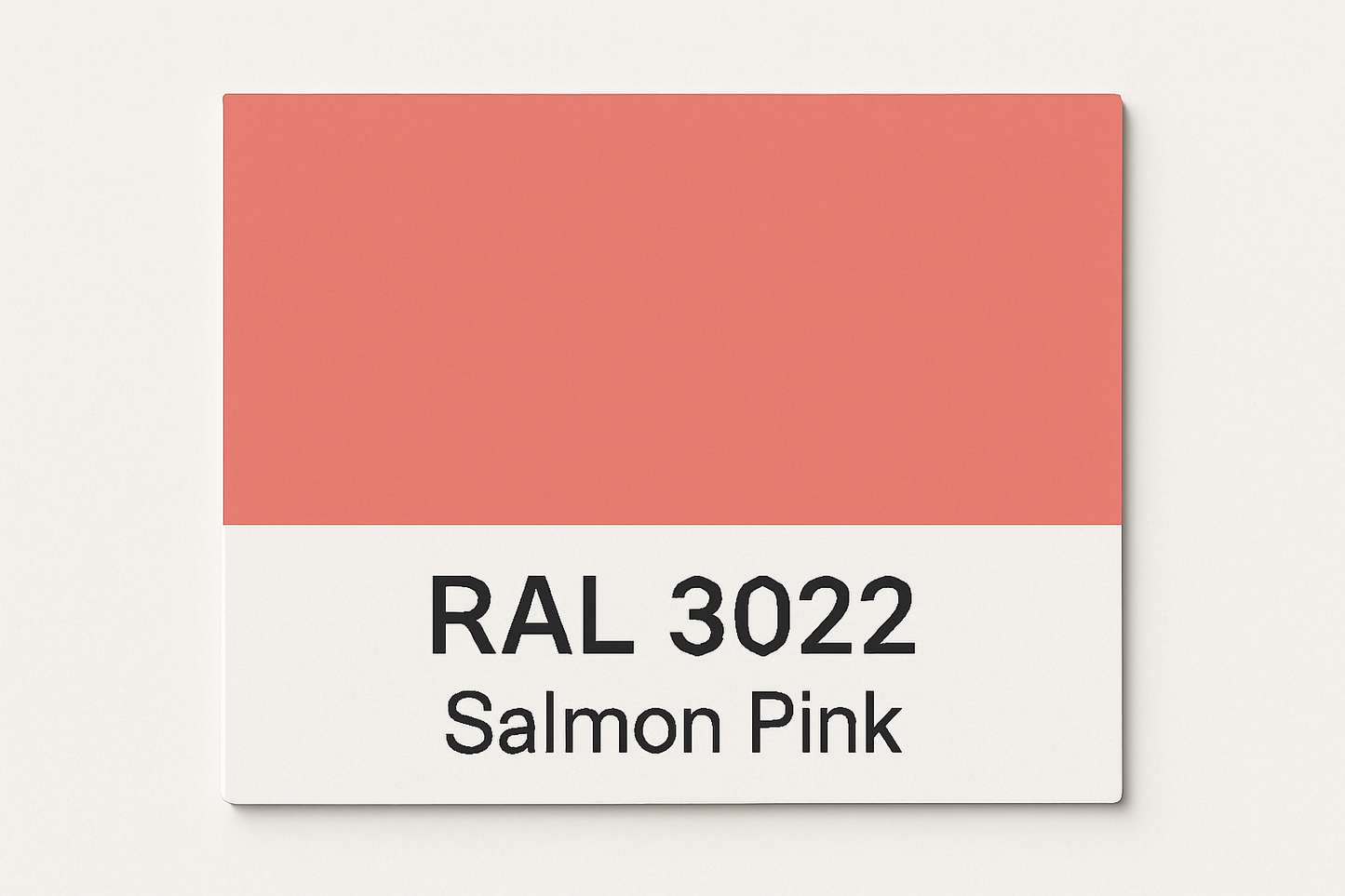 Display RAL 3022 Salmon Pink