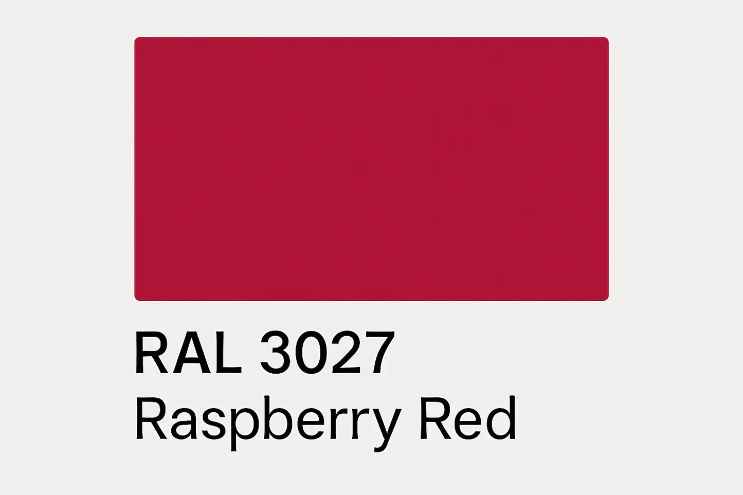 Display RAL 3027 Raspberry Red