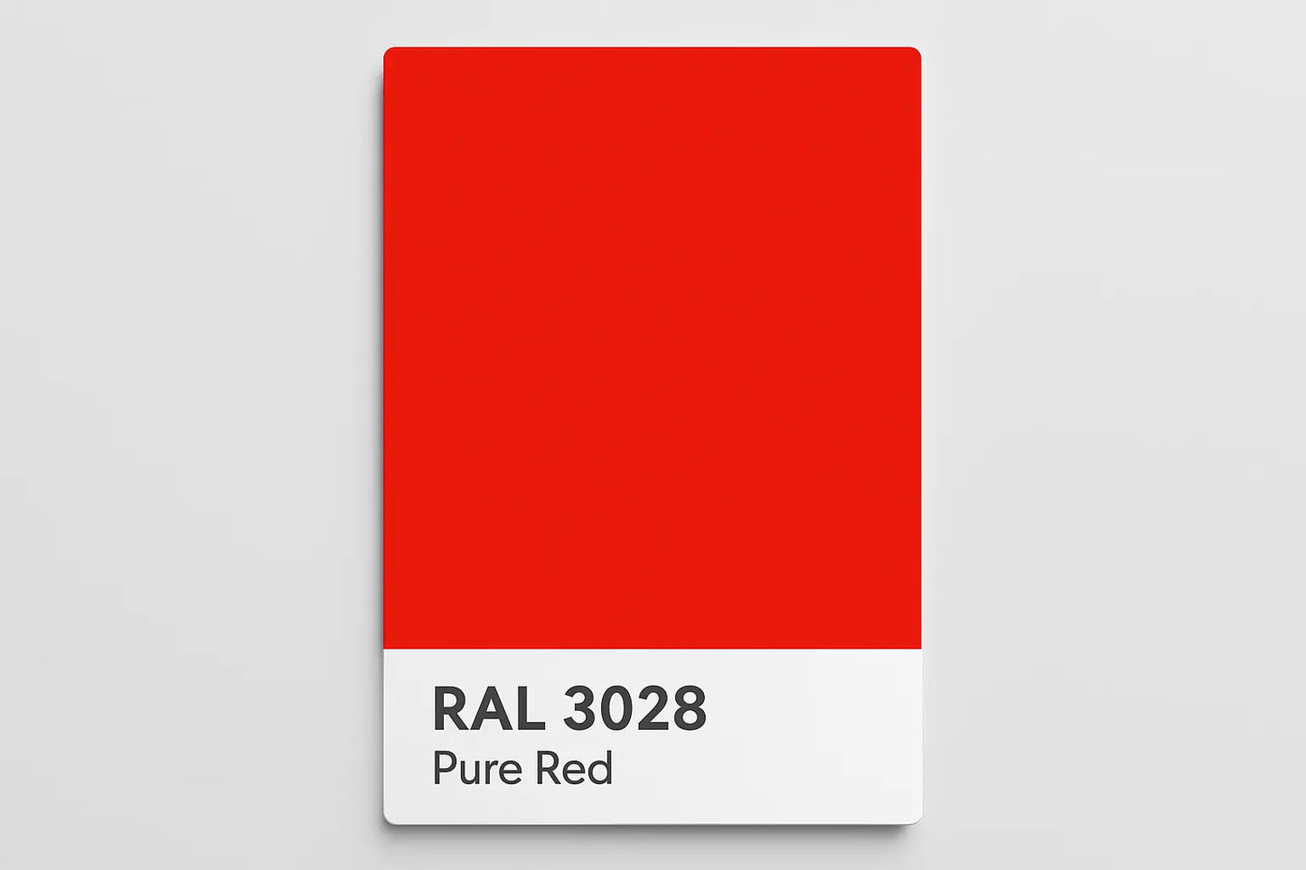 Display RAL 3028 Pure Red
