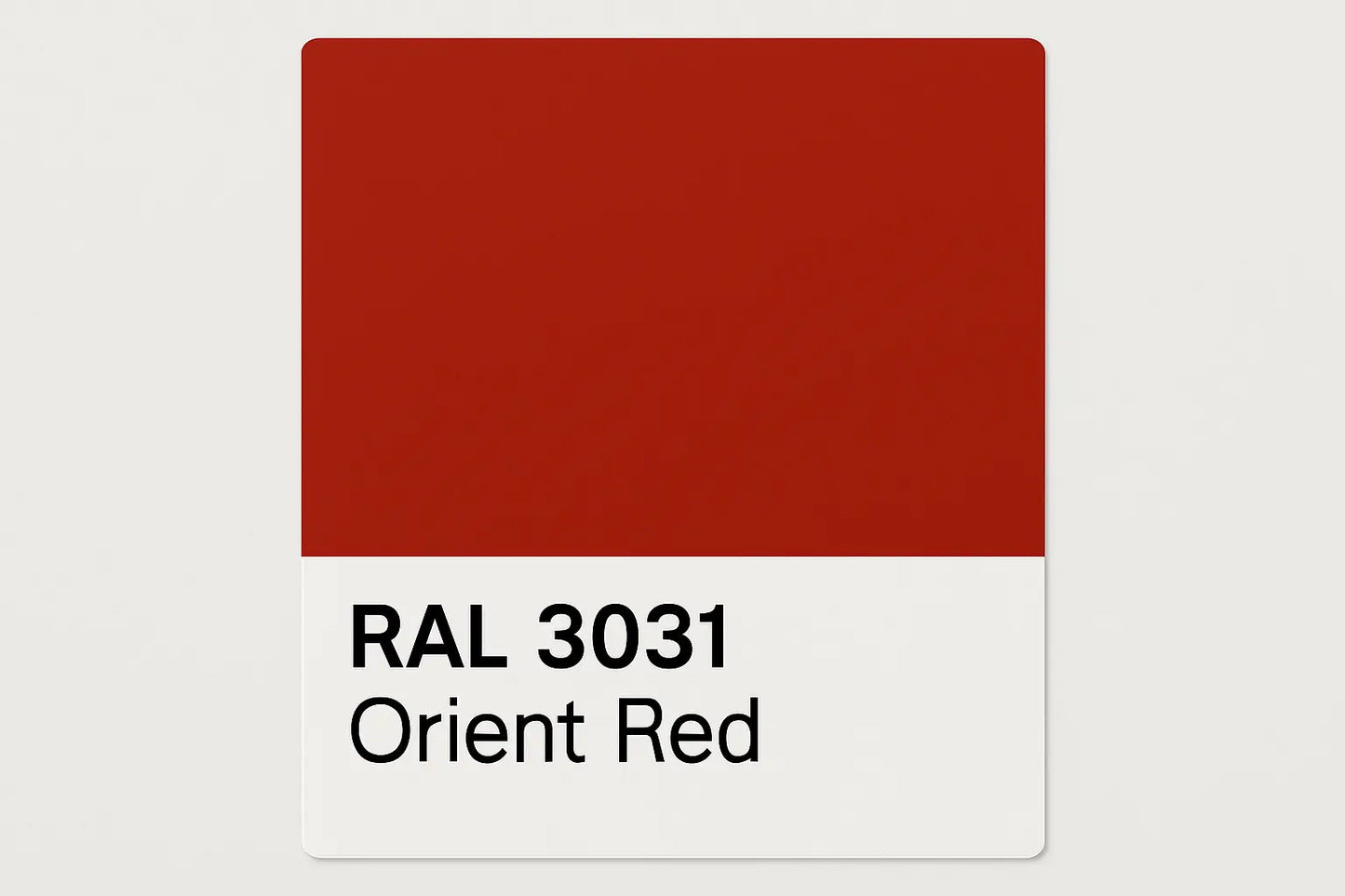 Display RAL 3031 Orient Red
