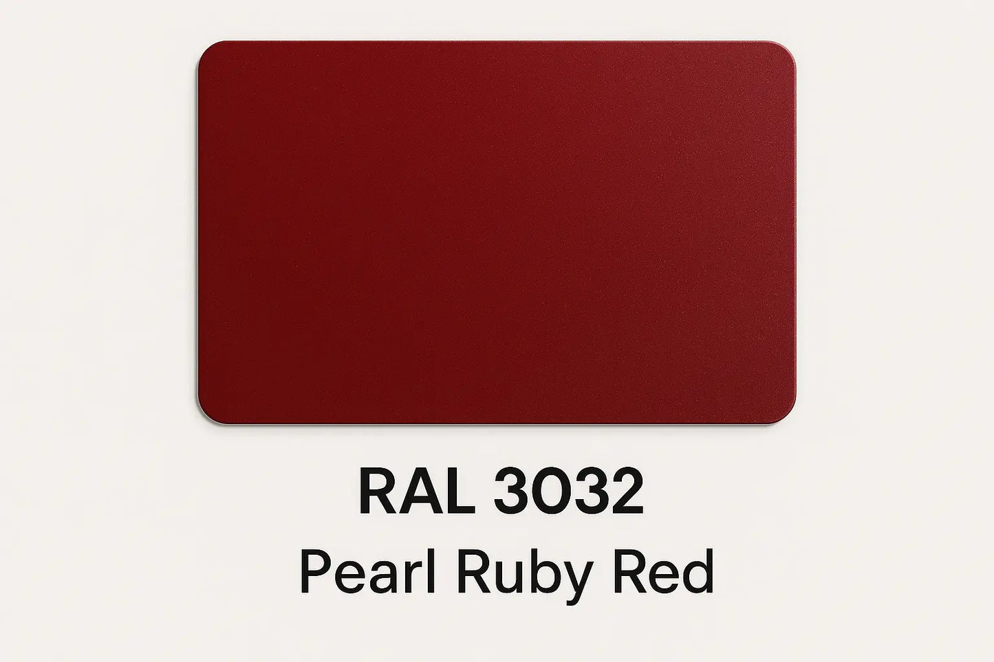 Display RAL 3032 Pearl Ruby Red