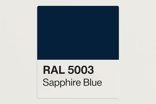 Display RAL 5003 Sapphire Blue