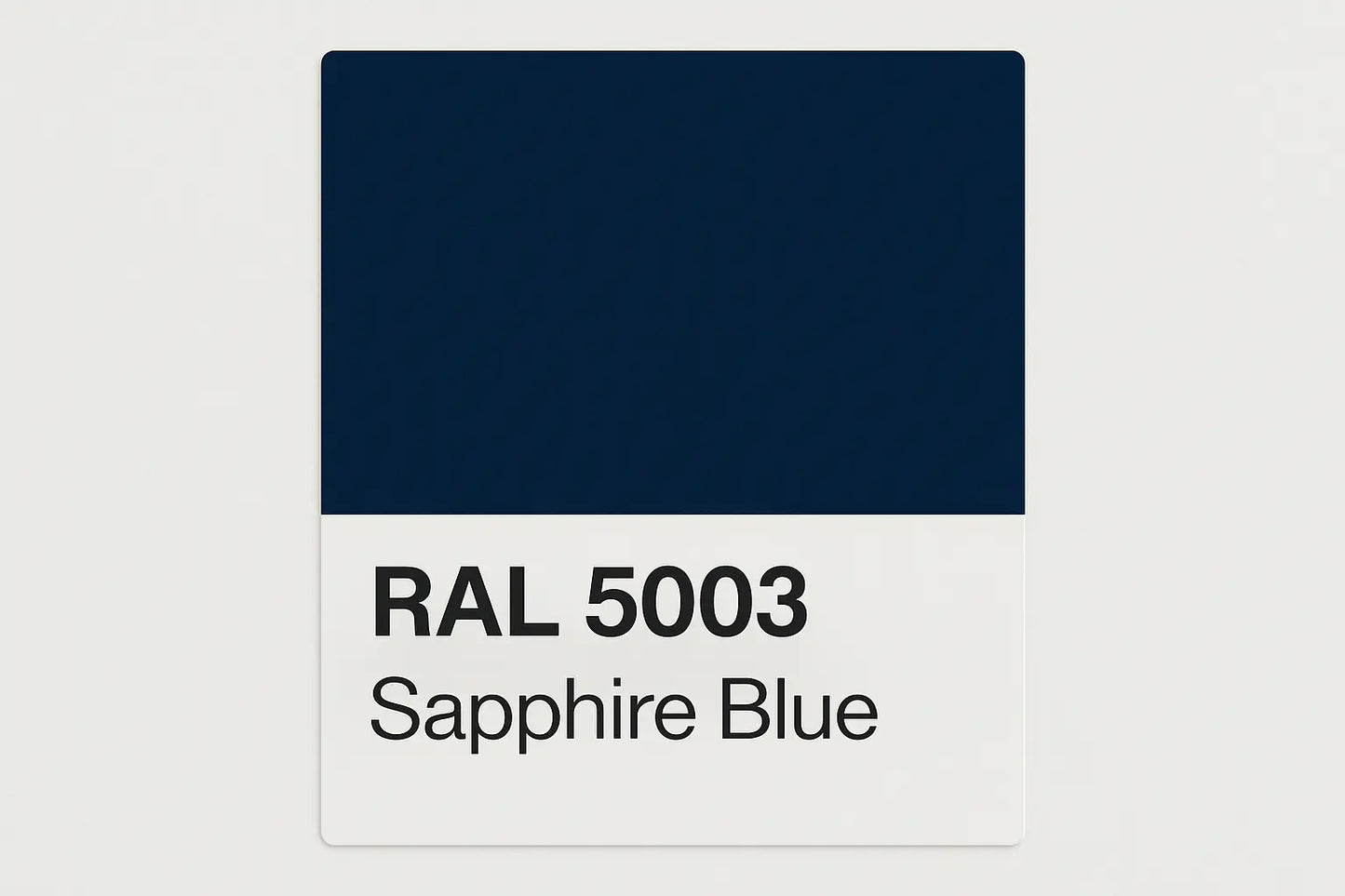 Display RAL 5003 Sapphire Blue