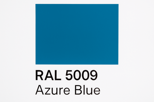 Display RAL 5009 Azure Blue