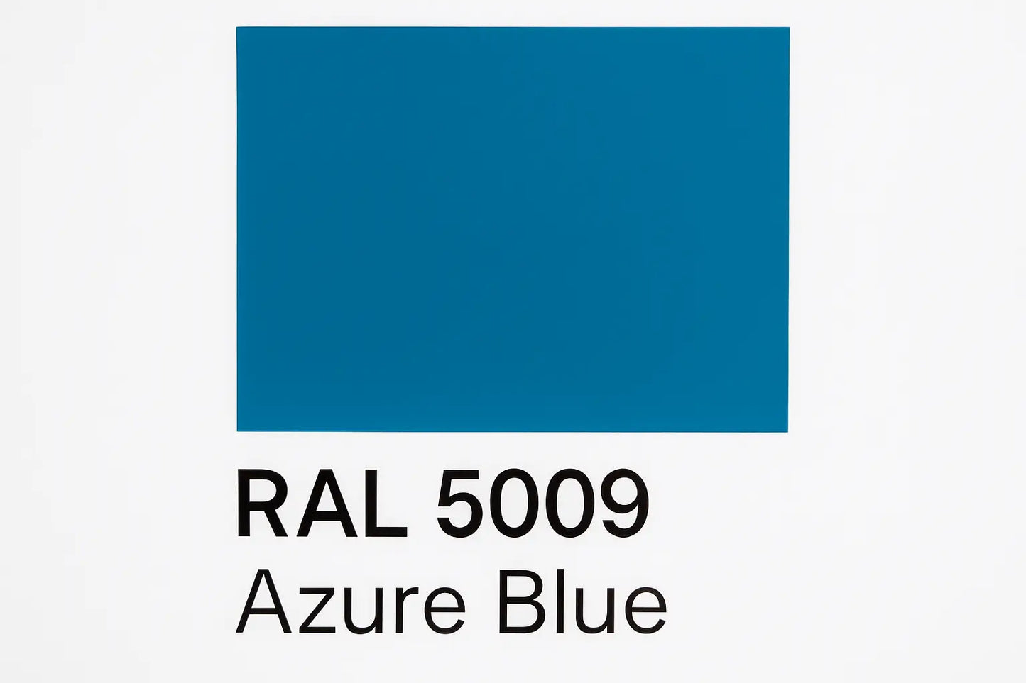 Display RAL 5009 Azure Blue
