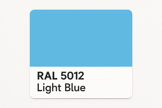 Display RAL 5012 Light Blue