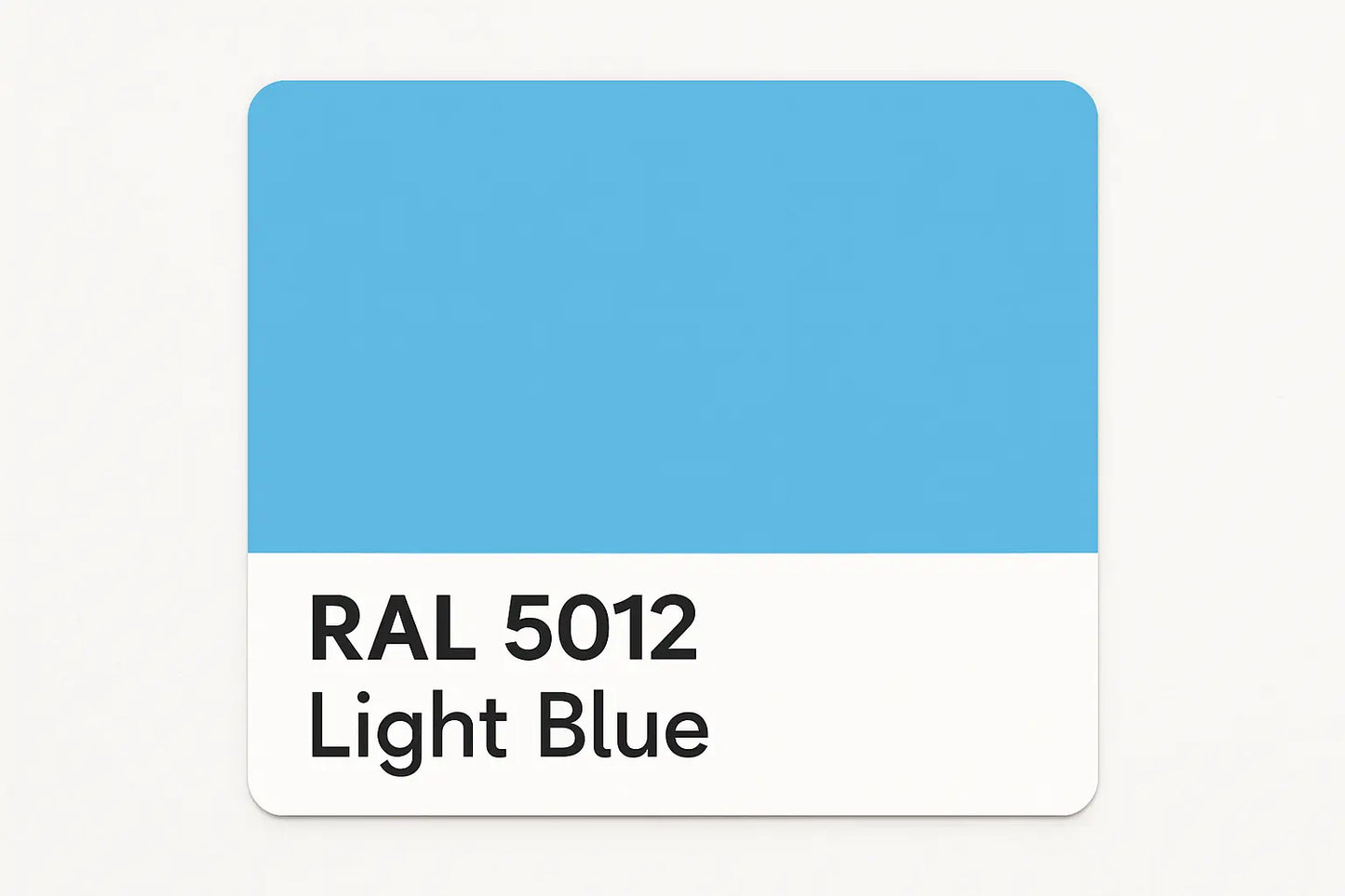 Display RAL 5012 Light Blue
