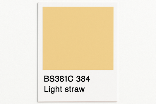 Generate Colour Swatch Card BS381C 384 Light straw