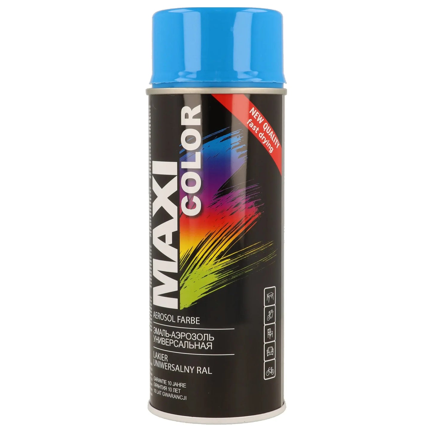 MAXICOLOR Gloss Sky Blue Ral 5015 - Aerosols "R" Us