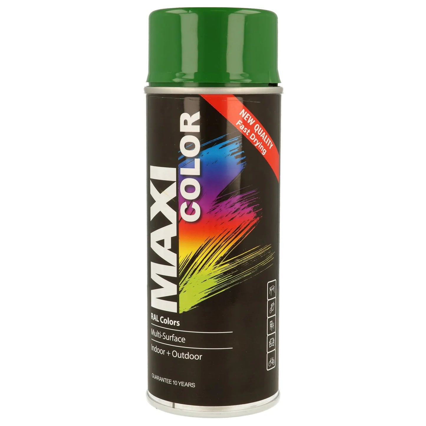 MAXICOLOR Gloss Leaves Green Ral 6002 - Aerosols "R" Us