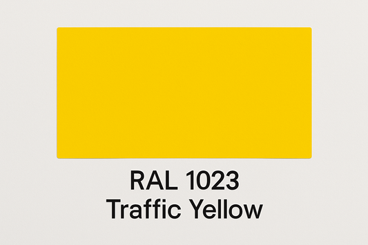 Show an example of RAL 1023 Traffic Yellow