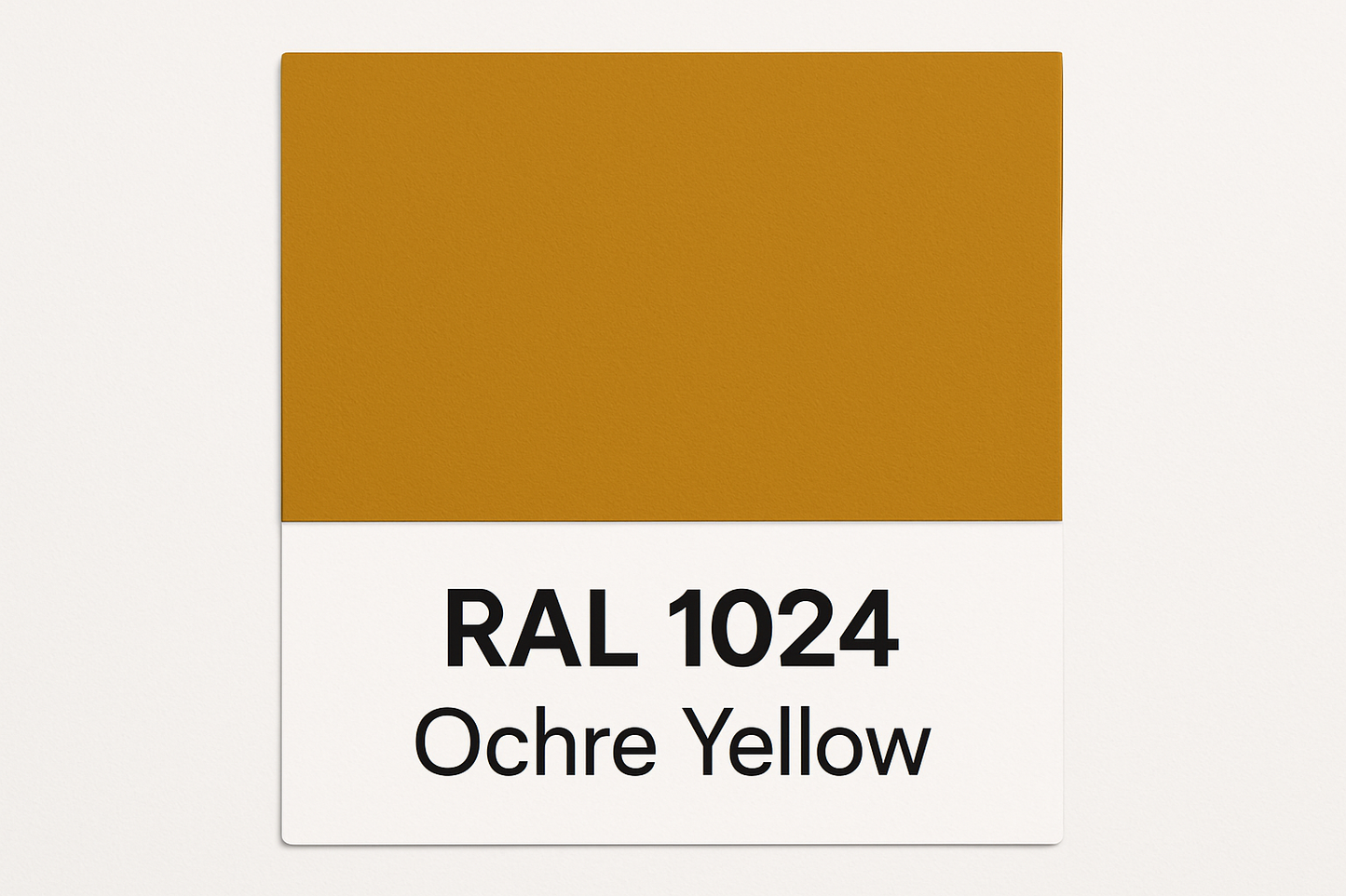 Show an example of RAL 1024 Ochre Yellow