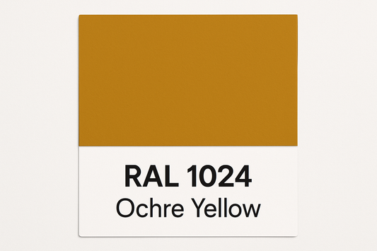 Show an example of RAL 1024 Ochre Yellow