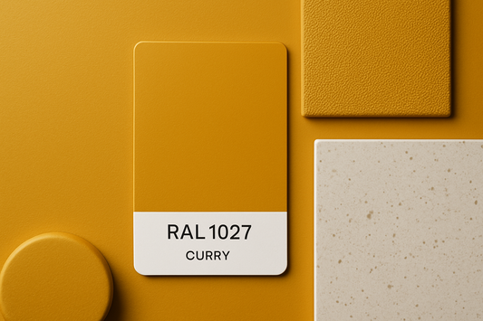 Show an example of RAL 1027 Curry