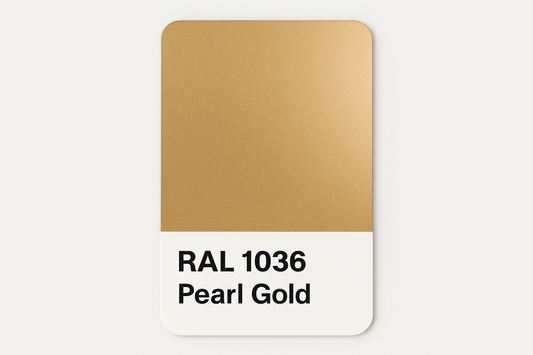 Show an example of RAL 1036 Pearl Gold