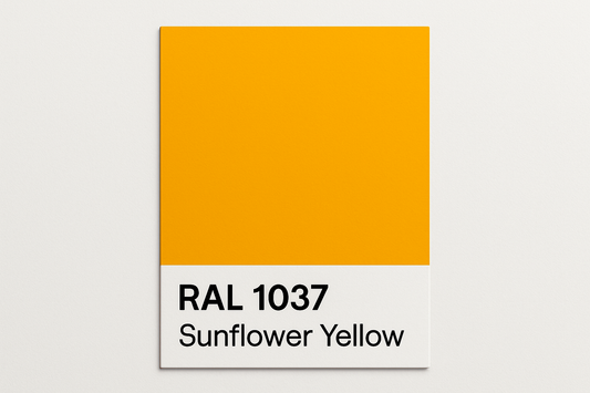 Show an example of RAL 1037 Sunflower Yellow