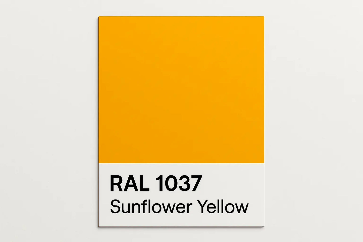 Show an example of RAL 1037 Sunflower Yellow