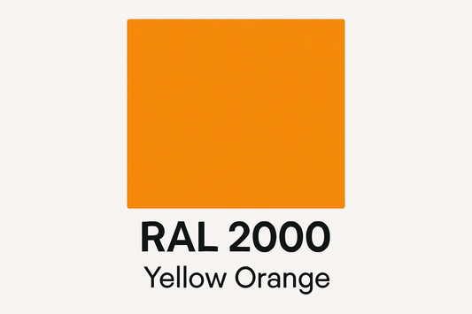 Show an example of RAL 2000 Yellow Orange